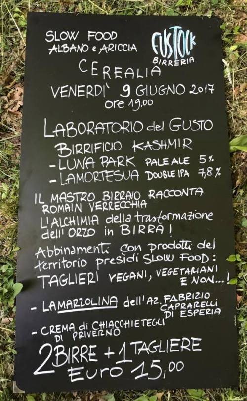 Degustazione guidata di birre Fustock